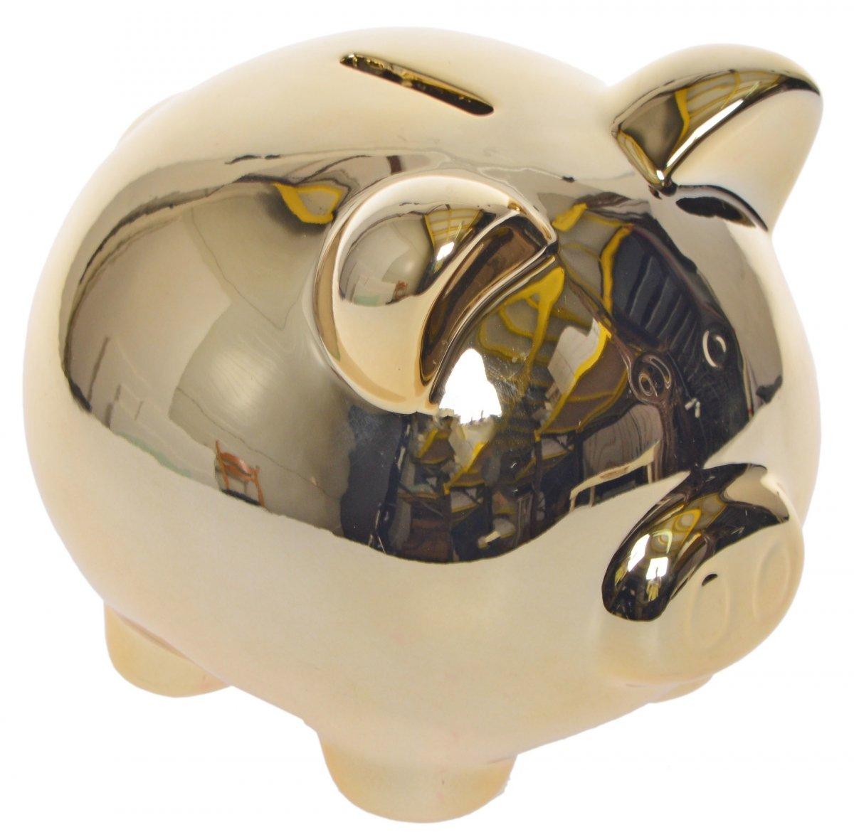 Prasiatko pokladnička zlaté XXS